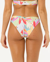 The Rip Curl Womens Cala Vadella Full Coverage Bikini Bottoms in Multicolour
