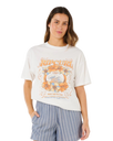 The Rip Curl Womens Pacific Coast Heritage T-Shirt in Bone