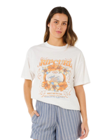 The Rip Curl Womens Pacific Coast Heritage T-Shirt in Bone