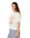 The Rip Curl Womens Pacific Coast Heritage T-Shirt in Bone