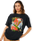Wave Crest Heritage T-Shirt in Black