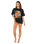 Wave Crest Heritage T-Shirt in Black