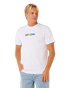 The Rip Curl Mens Big Mumma Icon T-Shirt in Optical White