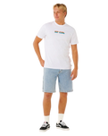 The Rip Curl Mens Big Mumma Icon T-Shirt in Optical White