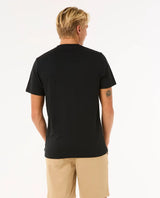 The Rip Curl Mens Big Mumma T-Shirt in Black