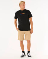 The Rip Curl Mens Big Mumma T-Shirt in Black