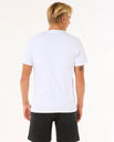 The Rip Curl Mens Surf Paradise Badge Update T-Shirt in White