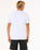 The Rip Curl Mens Surf Paradise Badge Update T-Shirt in White
