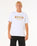 The Rip Curl Mens Surf Revival Yo Mumma T-Shirt in White