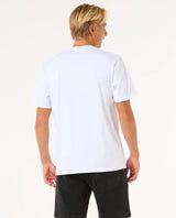 The Rip Curl Mens Surf Revival Yo Mumma T-Shirt in White