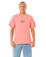 The Rip Curl Mens Raw Energy Sloth T-Shirt in Watermelon