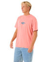 The Rip Curl Mens Raw Energy Sloth T-Shirt in Watermelon