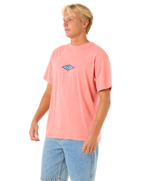 The Rip Curl Mens Raw Energy Sloth T-Shirt in Watermelon
