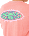 The Rip Curl Mens Raw Energy Sloth T-Shirt in Watermelon