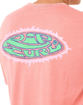 The Rip Curl Mens Raw Energy Sloth T-Shirt in Watermelon