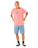 The Rip Curl Mens Raw Energy Sloth T-Shirt in Watermelon