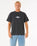 The Rip Curl Mens Raw Energy Sloth T-Shirt in Black
