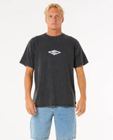 The Rip Curl Mens Raw Energy Sloth T-Shirt in Black