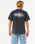 The Rip Curl Mens Raw Energy Sloth T-Shirt in Black