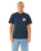 The Rip Curl Mens Raw Energy Trad T-Shirt in Dark Navy