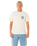 The Rip Curl Mens Raw Energy Trad T-Shirt in Bone