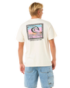 The Rip Curl Mens Raw Energy Trad T-Shirt in Bone
