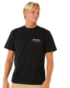 The Rip Curl Mens Surf Revival Ding Repair T-Shirt in Black