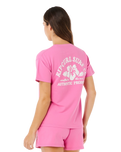 Surf Puff Party Pack Relaxed T-Shirt in Super Pink