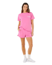 Surf Puff Party Pack Relaxed T-Shirt in Super Pink