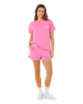 Surf Puff Party Pack Relaxed T-Shirt in Super Pink