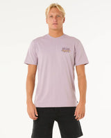 The Rip Curl Mens Surf Paradise F&B T-Shirt in Smokey Grape
