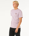 The Rip Curl Mens Surf Paradise F&B T-Shirt in Smokey Grape