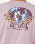 The Rip Curl Mens Surf Paradise F&B T-Shirt in Smokey Grape
