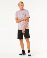 The Rip Curl Mens Surf Paradise F&B T-Shirt in Smokey Grape