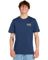 Surf Paradise F & B T-Shirt in Washed Navy