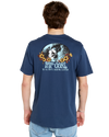 Surf Paradise F & B T-Shirt in Washed Navy