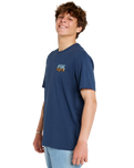 Surf Paradise F & B T-Shirt in Washed Navy