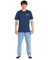 Surf Paradise F & B T-Shirt in Washed Navy