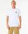The Rip Curl Mens Surf Revival Stacked T-Shirt in White
