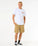 The Rip Curl Mens Surf Revival Stacked T-Shirt in White