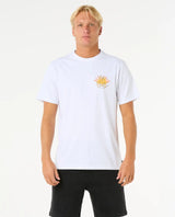 The Rip Curl Mens Dazed T-Shirt in White