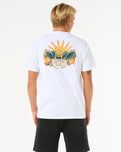 The Rip Curl Mens Dazed T-Shirt in White