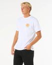 The Rip Curl Mens Dazed T-Shirt in White