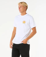 The Rip Curl Mens Dazed T-Shirt in White