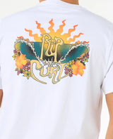 The Rip Curl Mens Dazed T-Shirt in White