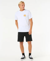 The Rip Curl Mens Dazed T-Shirt in White