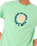The Rip Curl Mens Raw Visions T-Shirt in Neon Green