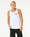 The Rip Curl Mens Surf Revival Peaking Vest in White
