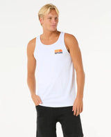 The Rip Curl Mens Surf Revival Peaking Vest in White