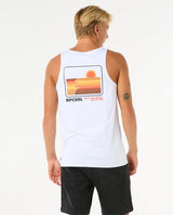 The Rip Curl Mens Surf Revival Peaking Vest in White